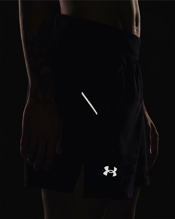 Men's UA Launch Elite 5'' Shorts in Black image number 4